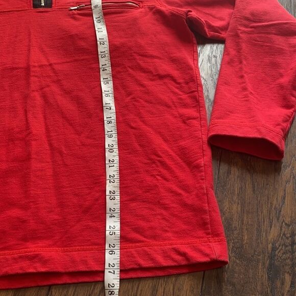 Vtg Polo sport 1/4 zip sweatshirt size S red EUC - Picture 9 of 10
